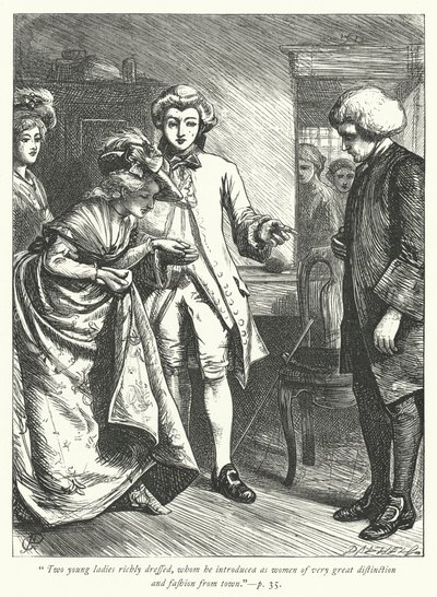 Ilustrace pro Vicar of Wakefield (rytina) od George John Pinwell