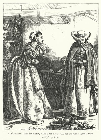 Ilustrace pro Vicar of Wakefield (rytina) od George John Pinwell