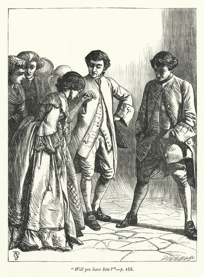 Ilustrace pro Vicar of Wakefield (rytina) od George John Pinwell