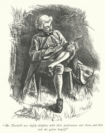 Ilustrace pro The Vicar of Wakefield (rytina) od George John Pinwell