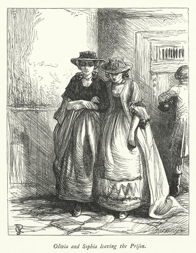 Ilustrace pro The Vicar of Wakefield (rytina) od George John Pinwell