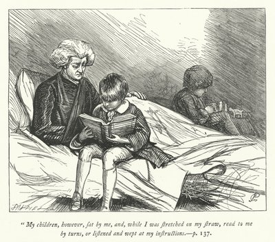 Ilustrace pro The Vicar of Wakefield (rytina) od George John Pinwell