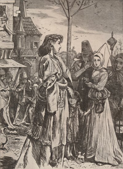 Ilustrace z básně A Becketts Troth., c1860-1875, 1923 od George John Pinwell