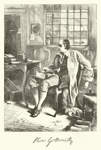 Oliver Goldsmith (rytina) od George John Pinwell