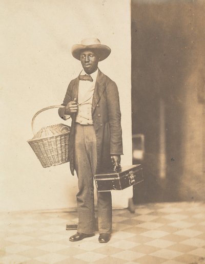 Sam Campus Vendor, z Yale Class Abum, ca. 1858. od George K Warren
