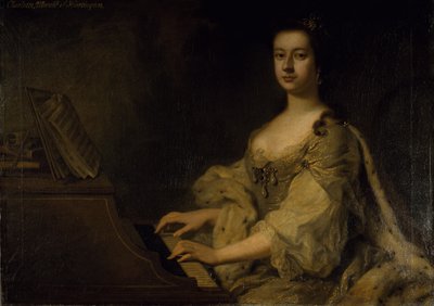 Portrét lady Charlotte Boyle, kolem roku 1748 (olej na plátně) od George Knapton