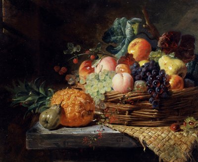 Dar přírody. Obraz George Lance (1802-1864) Soukromá sbírka. od George Lance