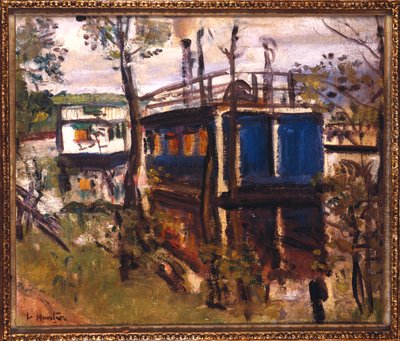 House Boats, Loch Lomond od George Leslie Hunter