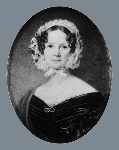 Paní George M. Gill Ann McKim Bowly, 1841. od George Lethbridge Saunders