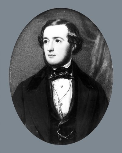 Portrét gentlemana, ca. 1845-1850. od George Lethbridge Saunders