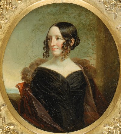 Portrét newyorské dámy, ca. 1840. od George Linen