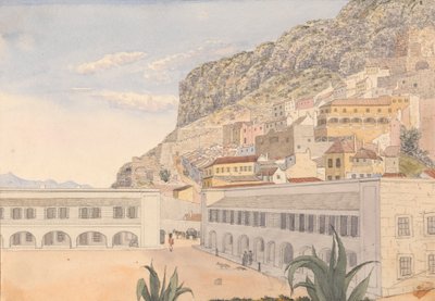 Důstojnická ubikace a kasematová kasárna, Gibraltar od George Lothian Hall