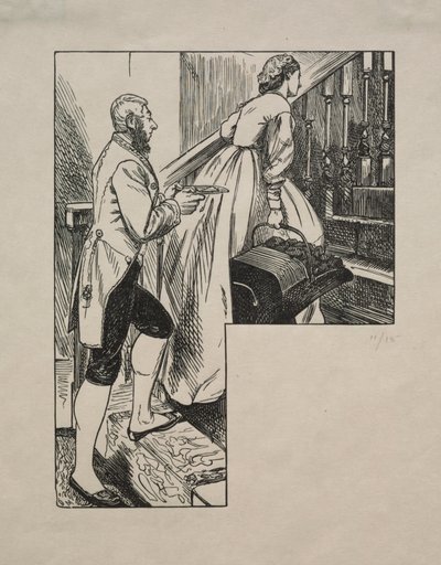 Úklid v Belgravii od George Louis Palmella Busson Du Maurier