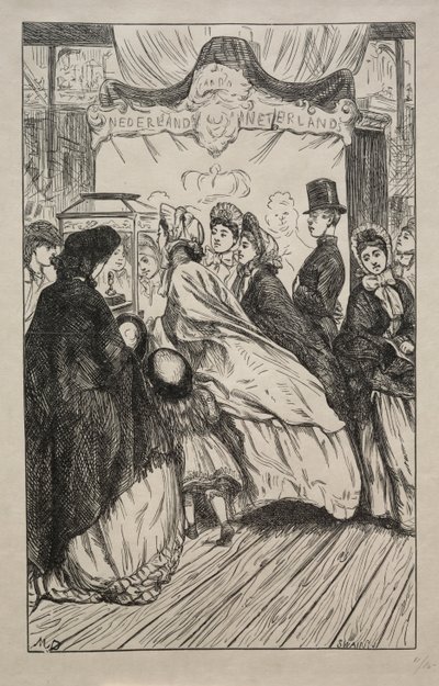 Klenoty - Na velké výstavě, 1862. od George Louis Palmella Busson Du Maurier