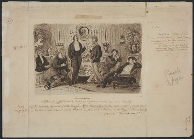 Nincompoopiana, ilustrace pro Punch, c. 1879. od George Louis Palmella Busson Du Maurier