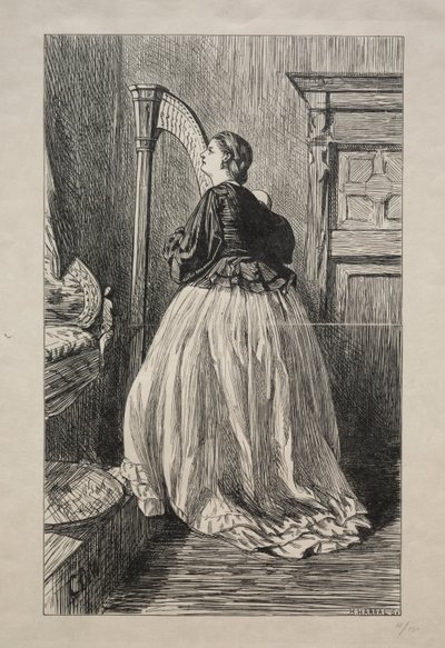 Zpívej znovu tu jednoduchou píseň, 1862. od George Louis Palmella Busson Du Maurier