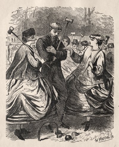 Naše kroketová párty od George Louis Palmella Busson Du Maurier