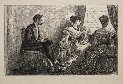 Bílá kamélie, 1868. od George Louis Palmella Busson Du Maurier