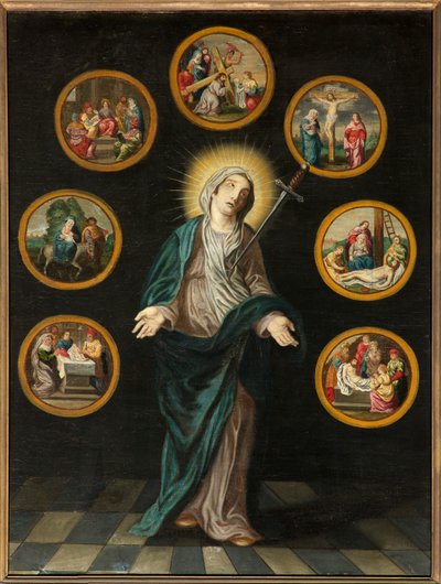 Farní kostel (Farní kostel Panny Marie). Interiér. malování. od Bartolome Esteban and studio Murillo