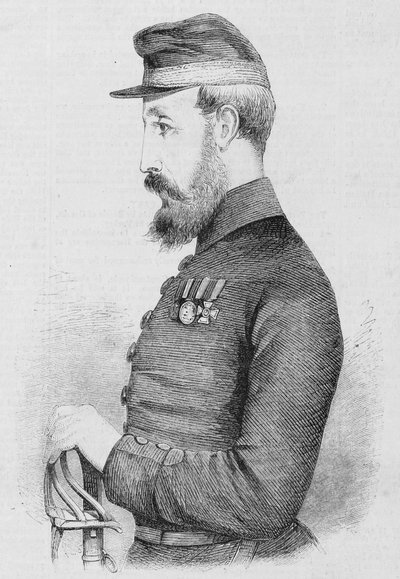Generál Straubenzee, velitel britských sil v Číně od George Marquis of Blandford