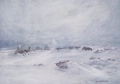 Blizzard on the Barrier, ilustrace z 