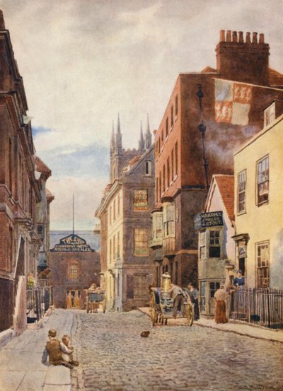 Church Street, pohled na jih (barevná fotografie) od George Moore Henton