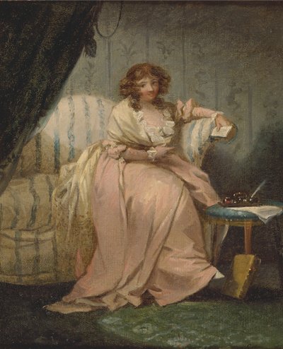 Žena jménem Anne, umělcova žena od George Morland