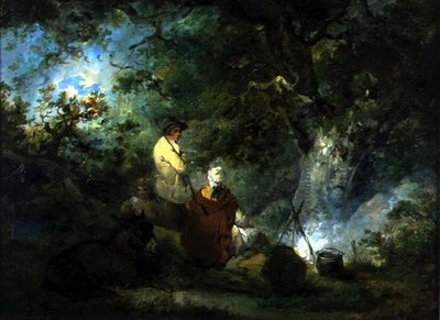 Cikáni u táboráku od George Morland
