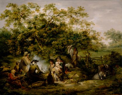 Cikánský tábor od George Morland