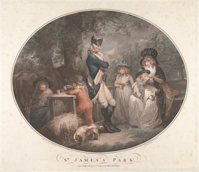 Park svatého Jakuba od George Morland