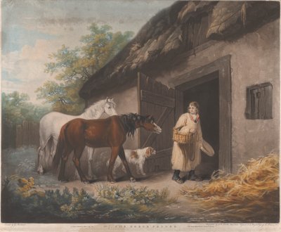 Krmítko pro koně od George Morland