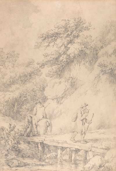 Dva muži na venkovské cestě od George Morland