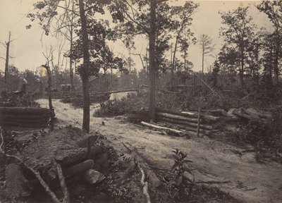 Kostel Battle Field of New Hope, Georgia č. 1, 60. léta 19. století. od George N. Barnard