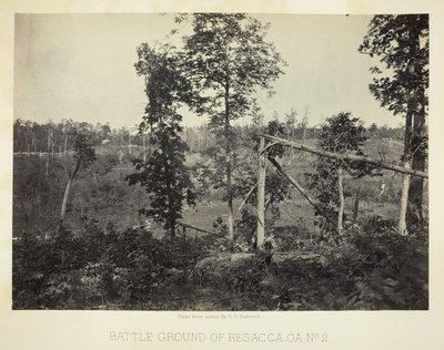 Battle Ground of Resacca, GA, č. 2, 1866. od George N. Barnard