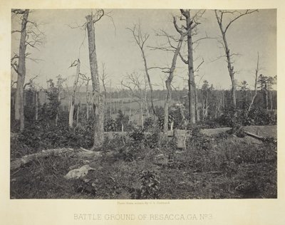 Battle Ground of Resacca, GA, č. 3 od George N. Barnard