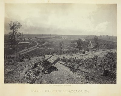 Battle Ground of Resacca, GA, č. 4, 1866. od George N. Barnard
