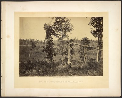 Battle Ground of Resacca, Ga. č. 2 od George N. Barnard