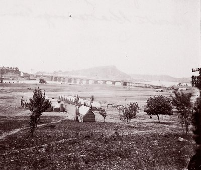 Bridge Builders Camp naproti Chattanooga, ca. 1864. od George N. Barnard