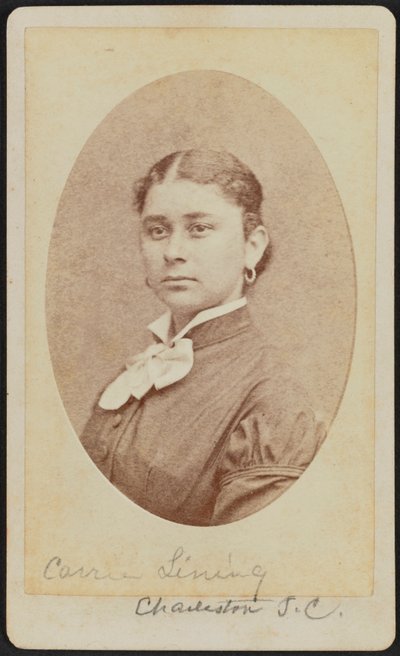 Carte-de-visit portrét Carrie Lining, ca. 1875. od George N. Barnard