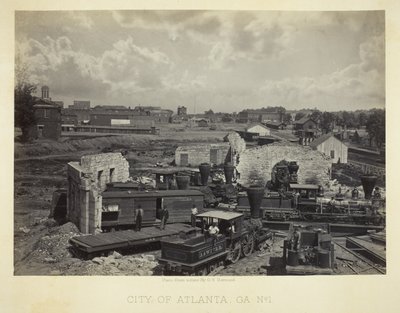 Město Atlanta, GA, č. 1 od George N. Barnard