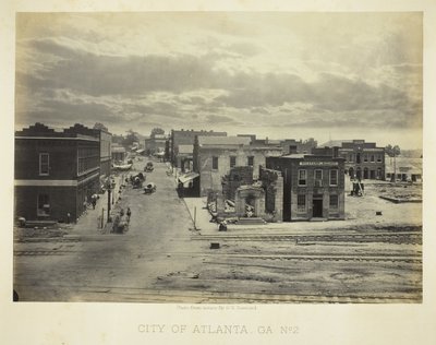 Město Atlanta, GA, č. 2 od George N. Barnard