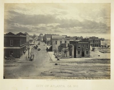 Město Atlanta, GA, č. 2, 1866. od George N. Barnard