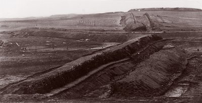 Confederate Earthworks, Centreville, Virginia, 1862. od George N. Barnard