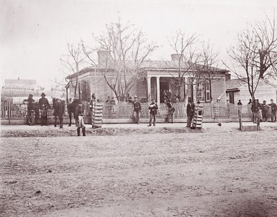 Sídlo generála Shermana nebo Thomase, Chattanooga, ca. 1864. od George N. Barnard