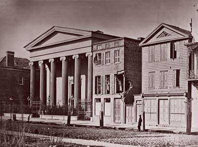 Hibernian Hall, Charleston, ca. 1864. od George N. Barnard