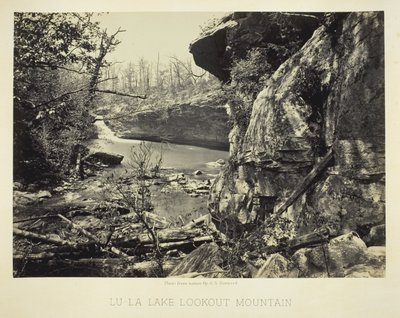Lu-La Lake Lookout Mountain od George N. Barnard