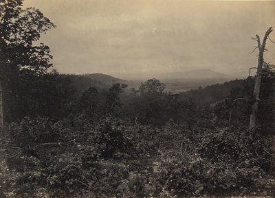 Mission Ridge, místo Shermanova útoku od George N. Barnard
