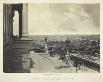 Nashville z Kapitolu od George N. Barnard