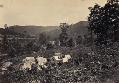 Průsmyk v pohoří Raccoon Range, Whiteside č. 2 od George N. Barnard