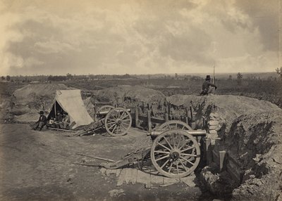 Konfederační opevnění před Atlantou ve státě Georgia, č. 4 od George N. Barnard